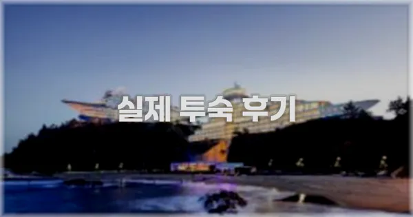 💬 실제 투숙 후기