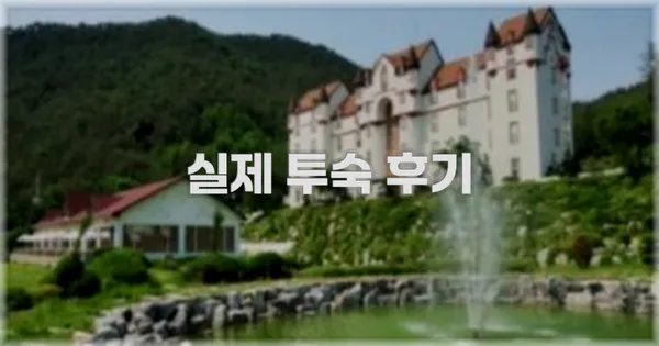 💬 실제 투숙 후기